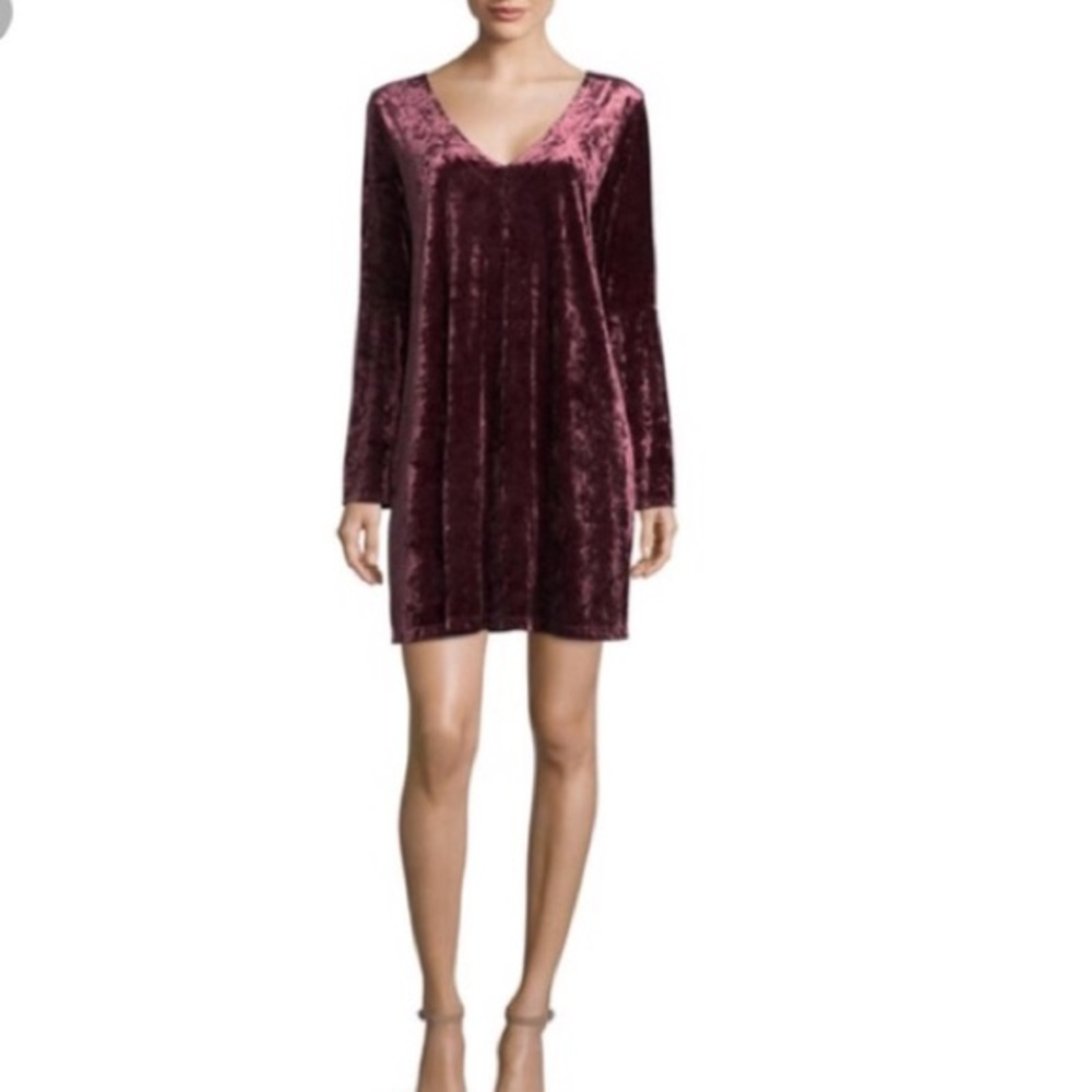 a.n.a Crushed Velvet 90s Grunge / Goth dress